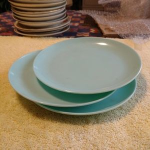 Three Vintage Sun Valley Melmac 6.25 Plates